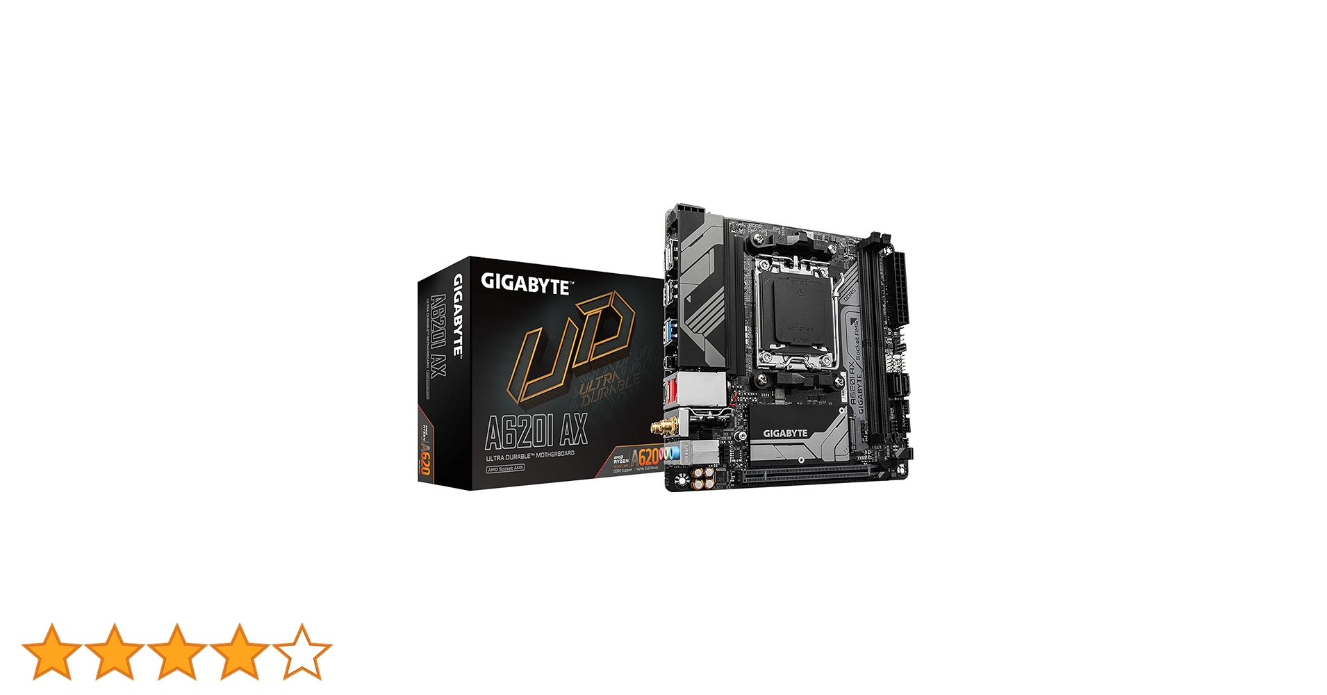 GIGABYTE A620I AX (AM5/ LGA 1718/ AMD/ A620/ Mini-ITX/ 5